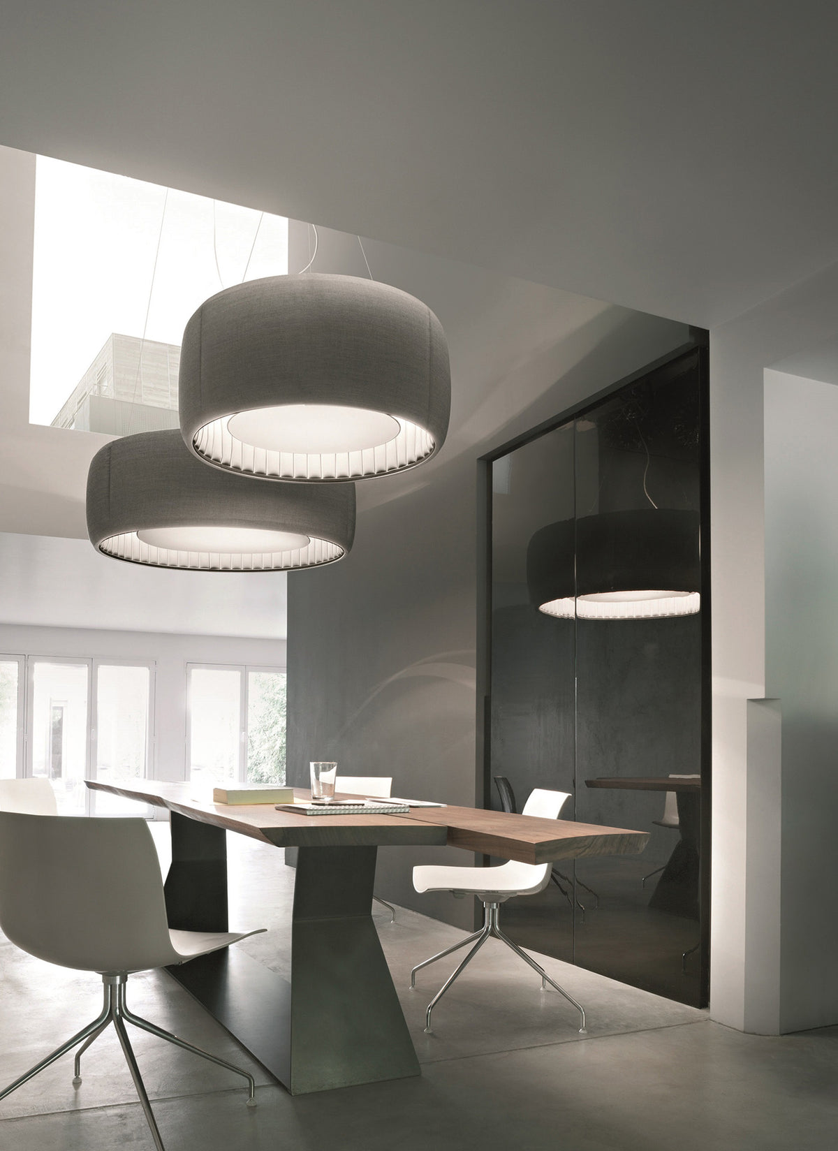 Luceplan Silenzio pendel Ø 120 cm. Velg farge