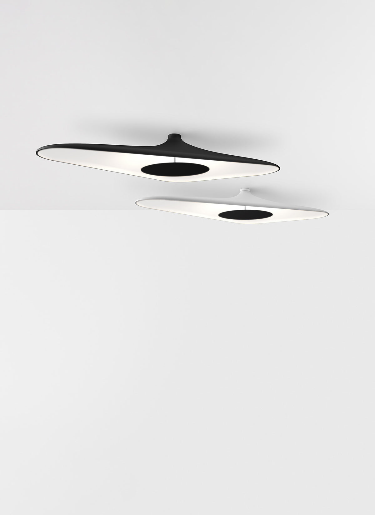 Luceplan Soleil Noir taklampe. Velg farge