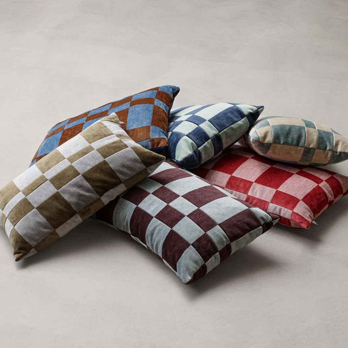 Eilersen Pysjamas pute Luna i 40 cm x 60 cm. Konjakk/ Blå.