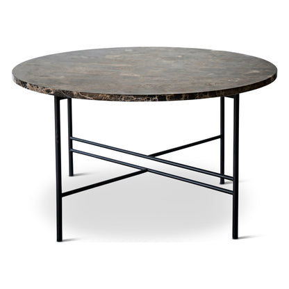 Sibast Metro sofabord – Marmor Emperador Dark Brown, Ø65 cm, H35 cm