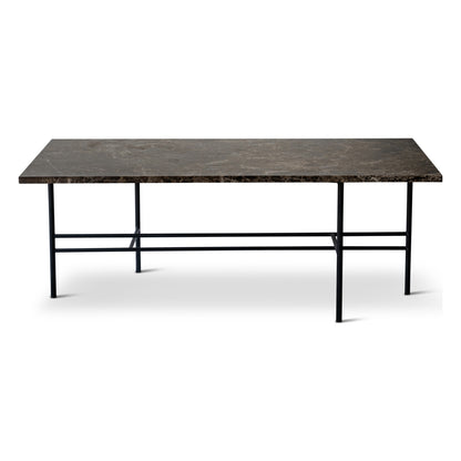 Sibast Metro sofabord – Marmor Emperador Dark Brown, 55 × 108 cm, H40 cm