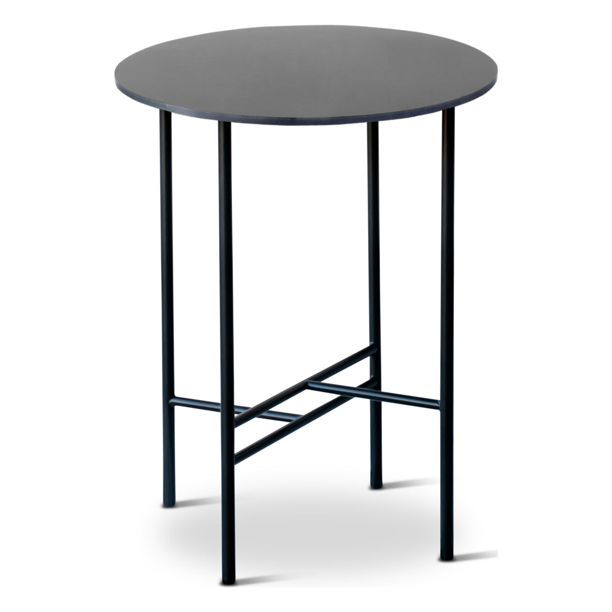 Sibast Metro sofabord – Laminat Grigio Antrim, Ø45 cm, H55 cm