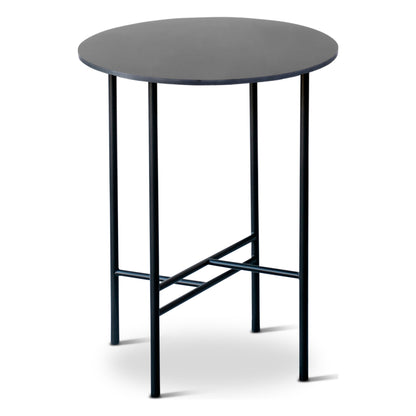 Sibast Metro sofabord – Laminat Grigio Antrim, Ø45 cm, H55 cm