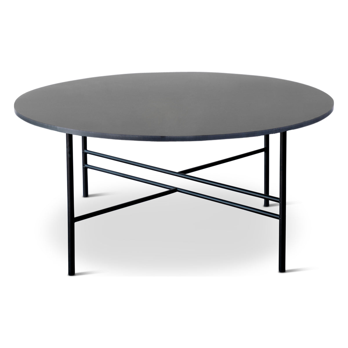 Sibast Metro sofabord – Laminat Grigio Antrim, Ø65 cm, H35 cm