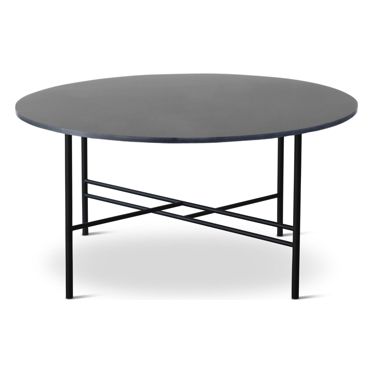 Sibast Metro sofabord – Laminat Grigio Antrim, Ø80 cm, H45 cm