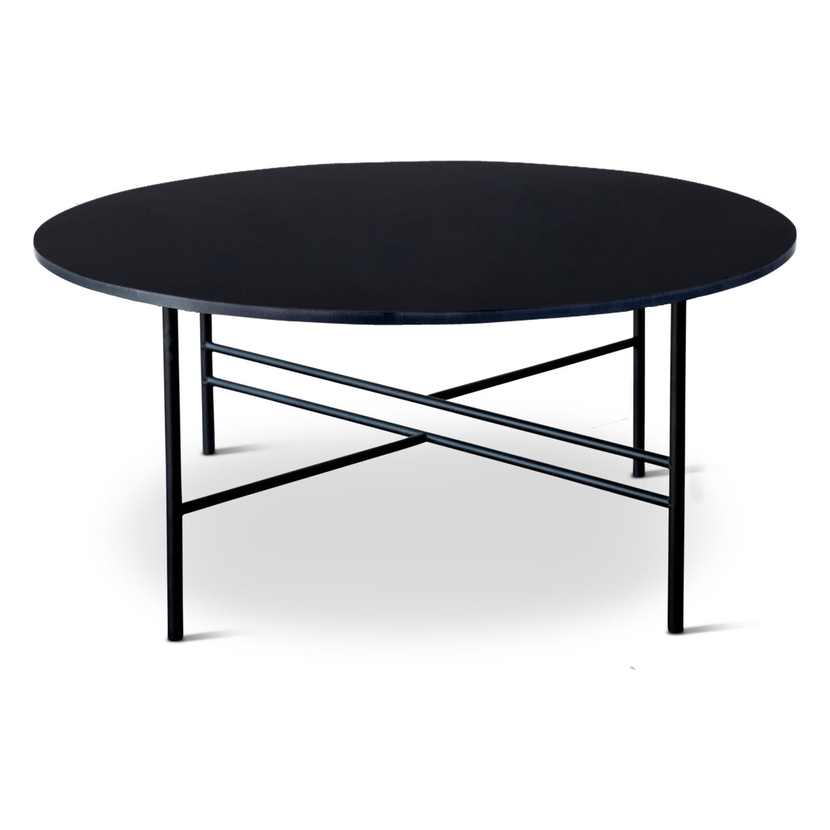 Sibast Metro sofabord – Laminat Nero Ingo, Ø65 cm, H35 cm