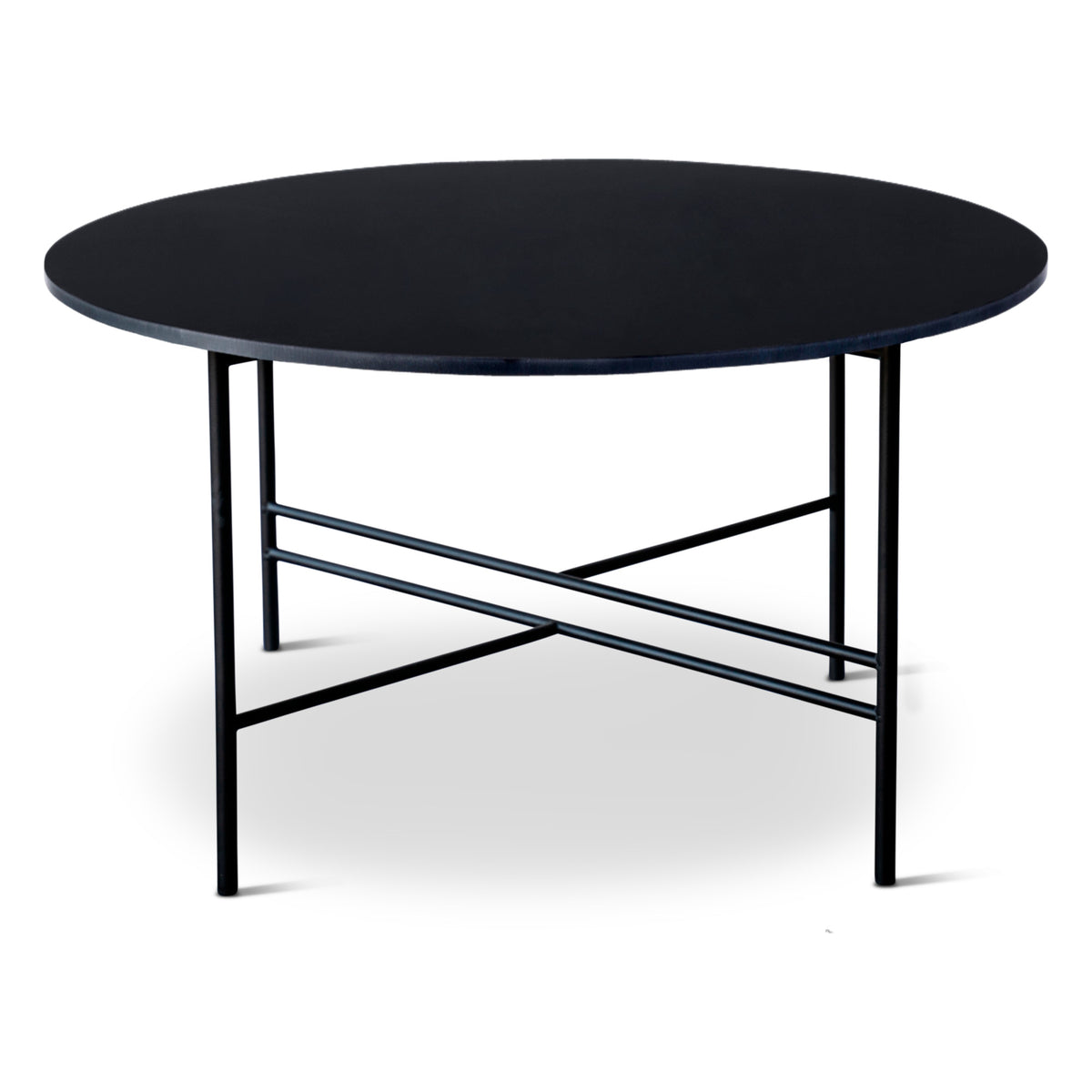 Sibast Metro sofabord – Laminat Nero Ingo, Ø65 cm, H45 cm