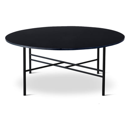 Sibast Metro sofabord – Laminat Nero Ingo, Ø80 cm, H35 cm