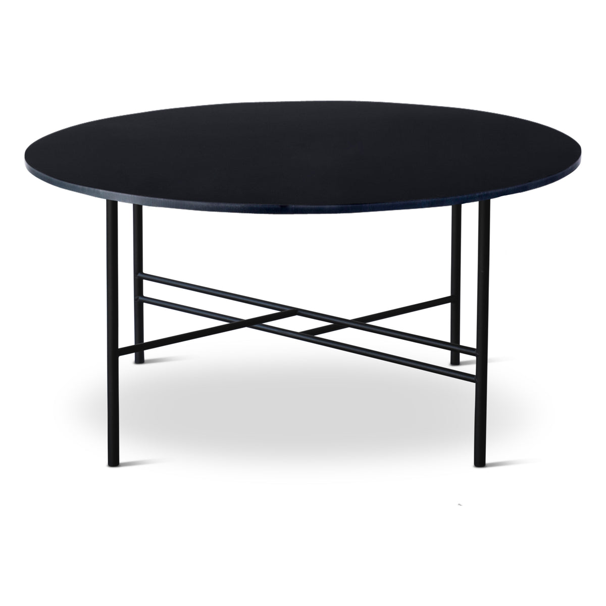 Sibast Metro sofabord – Laminat Nero Ingo, Ø80 cm, H45 cm