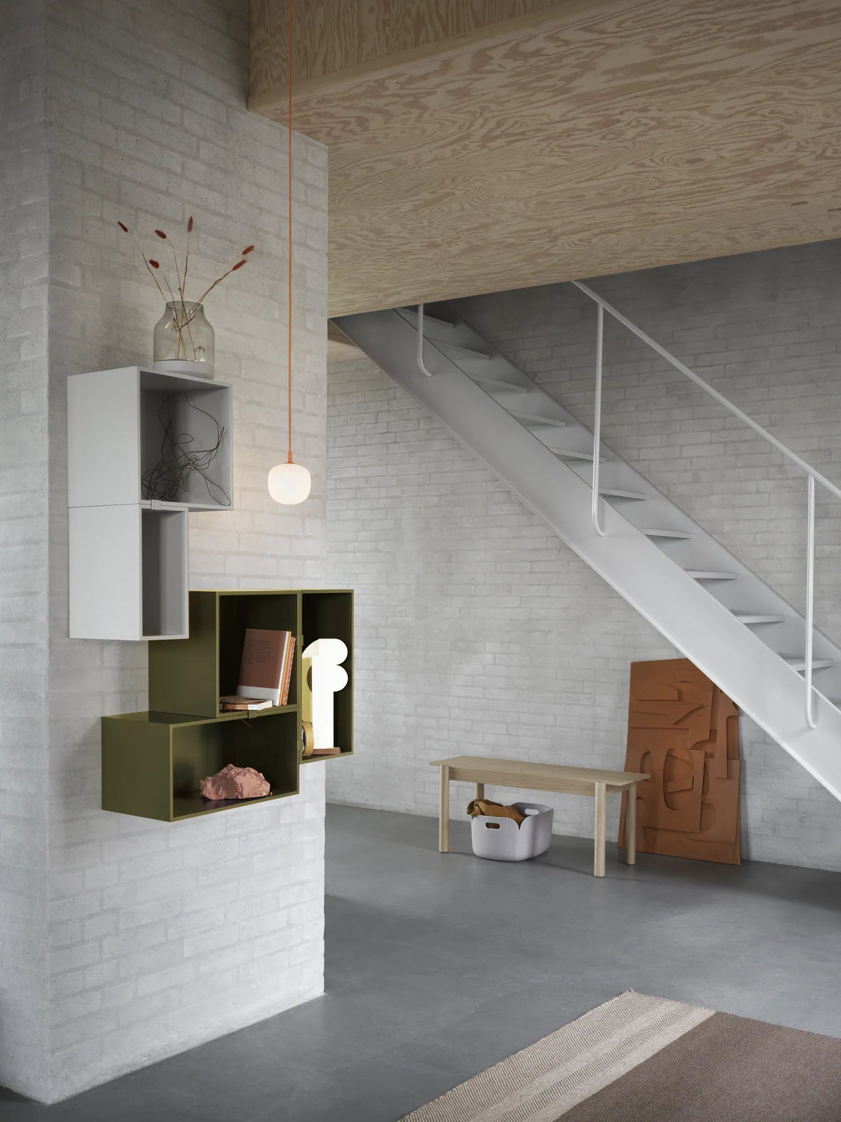 Muuto Mini Stacked veggmodul. Velg størrelse og farge