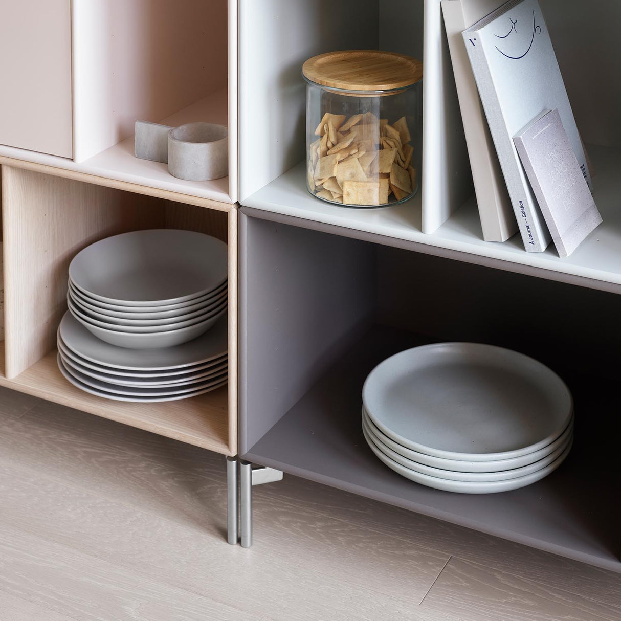 Montana bein i matt krom 4.pk