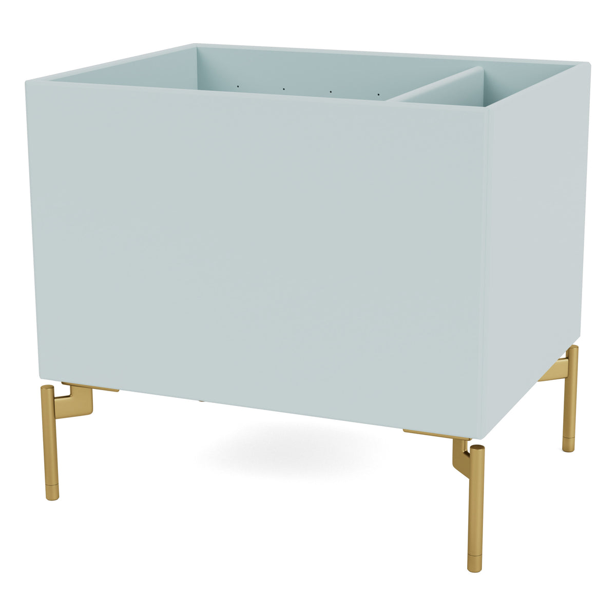Montana Colour Box S4162 oppbevaringsboks – Flint / Ben messing