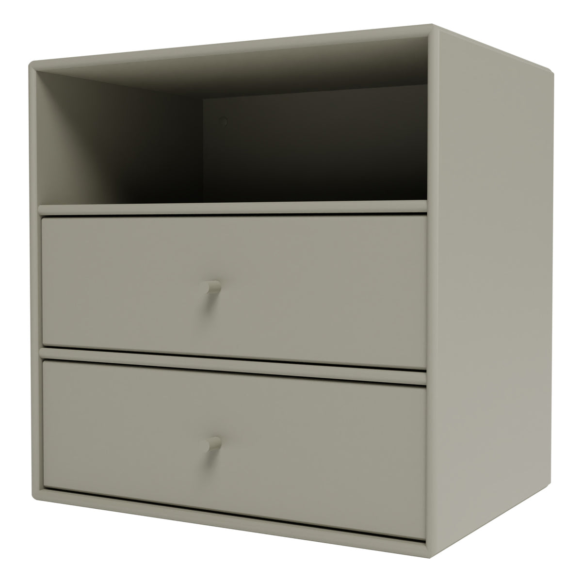 Montana Mini 1006 hylle med to skuffer – Fennel