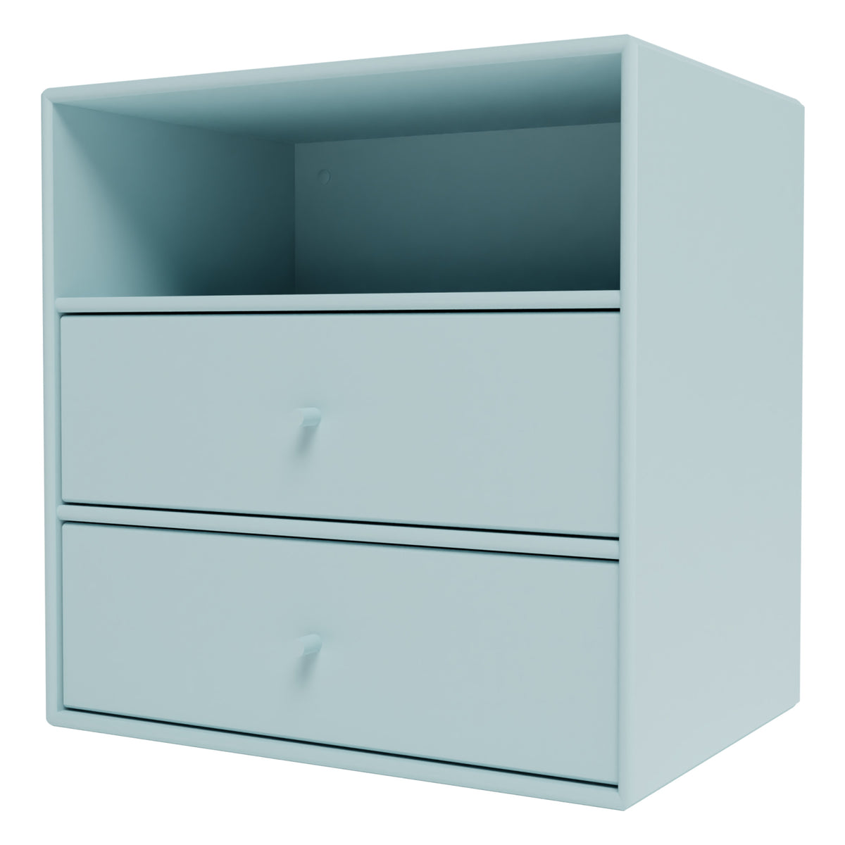 Montana Mini 1006 hylle med to skuffer – Flint