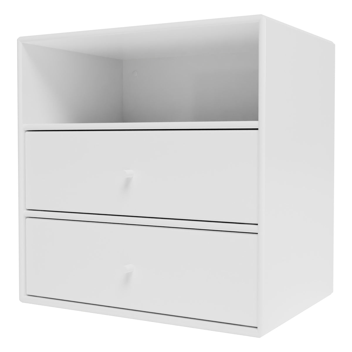 Montana Mini 1006 hylle med to skuffer – New White
