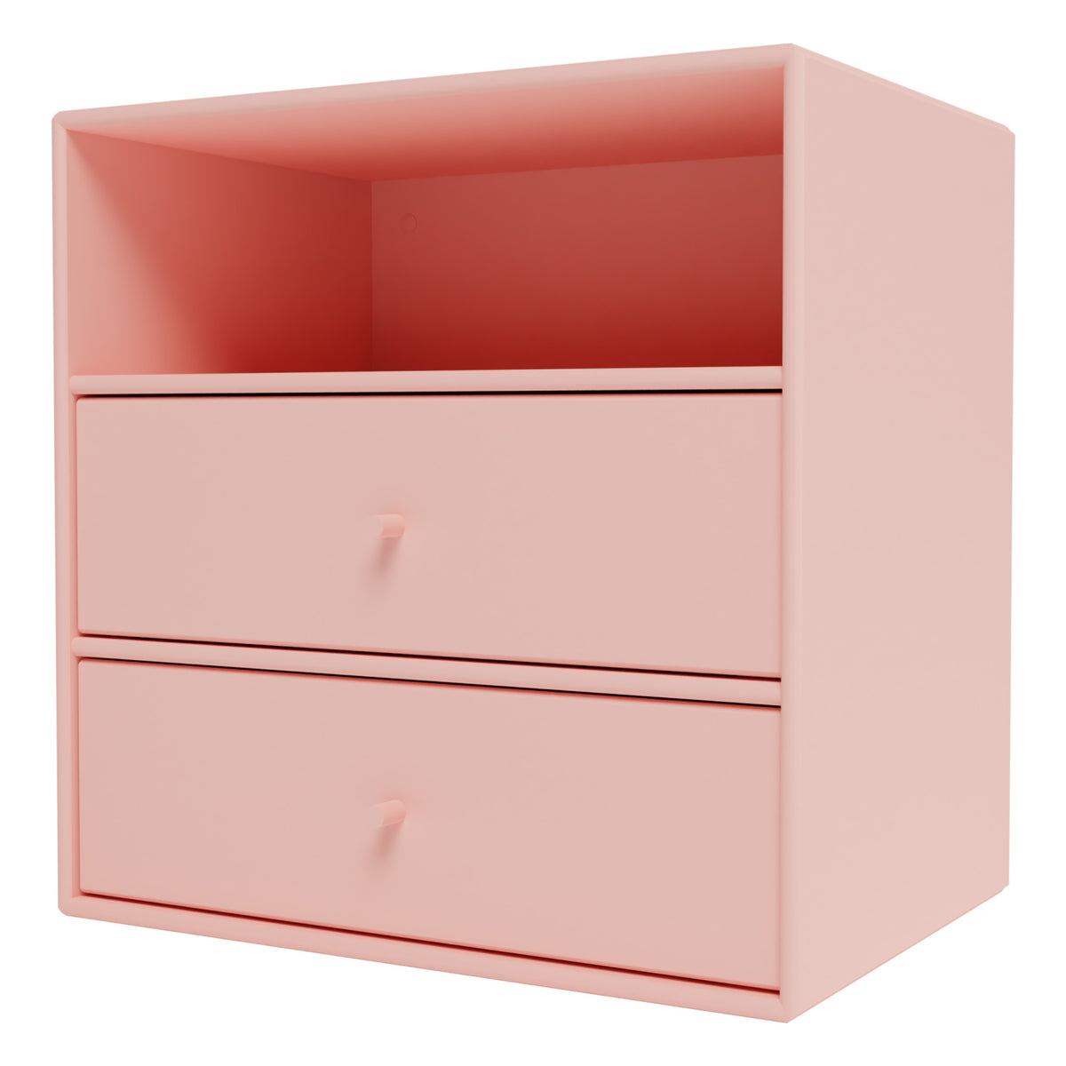 Montana Mini 1006 hylle med to skuffer – Ruby