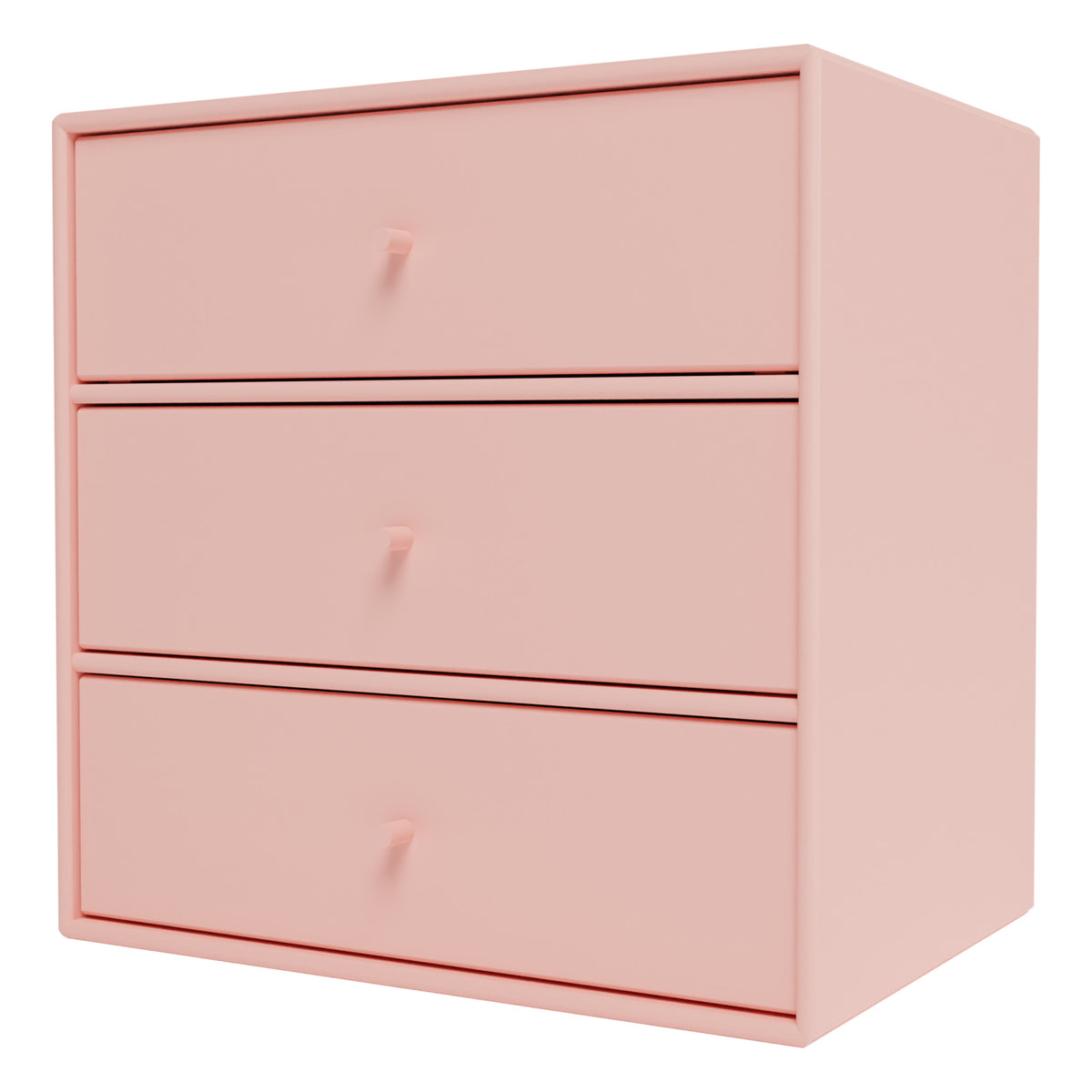 Montana Mini 1007 hylle med tre skuffer – Ruby