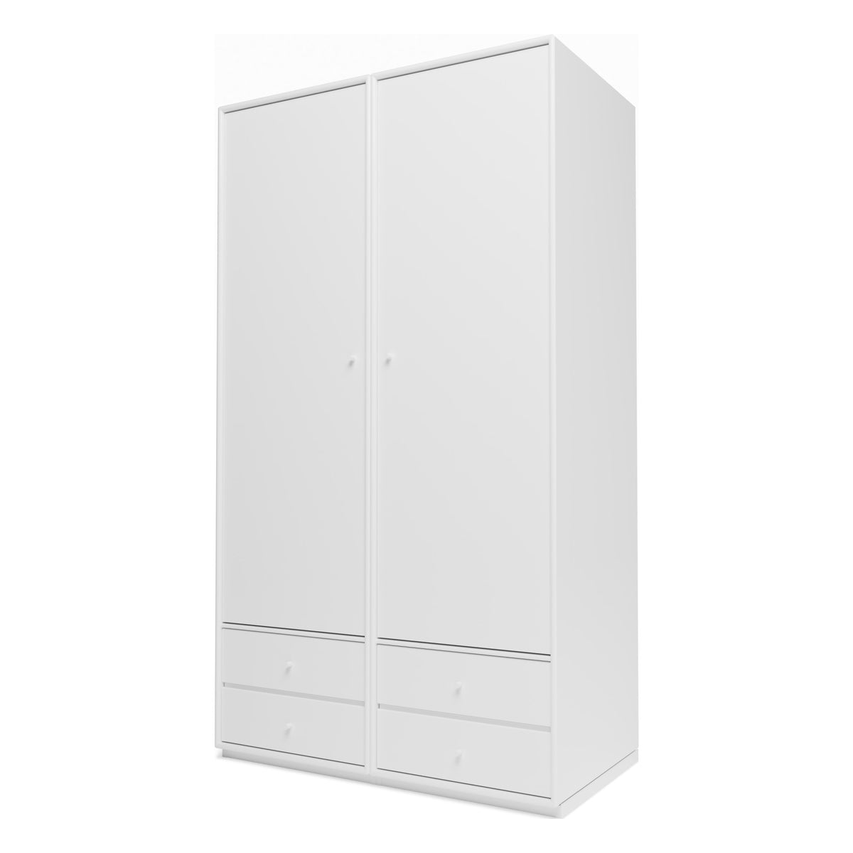 Montana ATTIRE IV garderobeskap – New White, sokkel 3 cm
