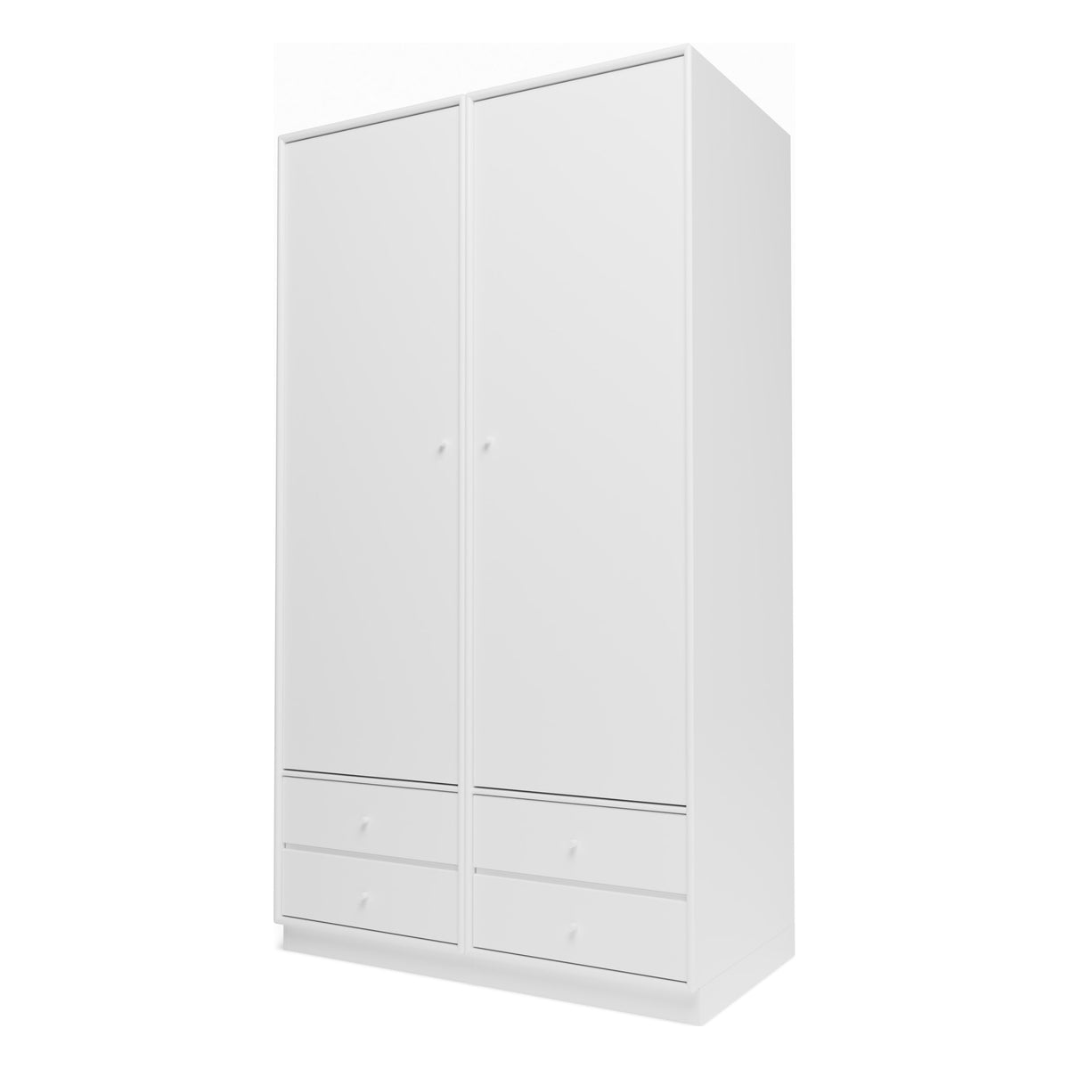 Montana ATTIRE IV garderobeskap – New White, sokkel 7 cm