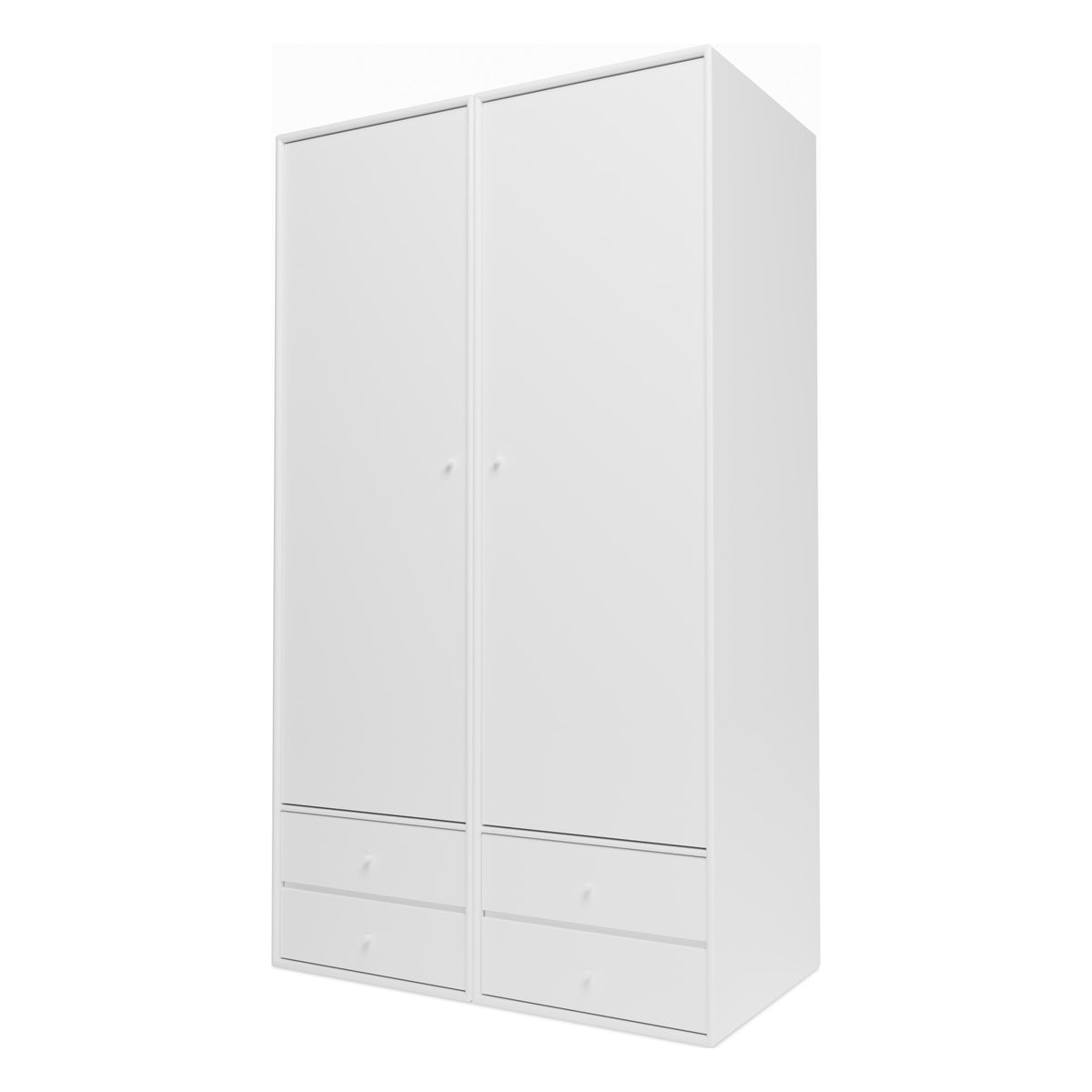 Montana ATTIRE IV garderobeskap – New White, opphengslist