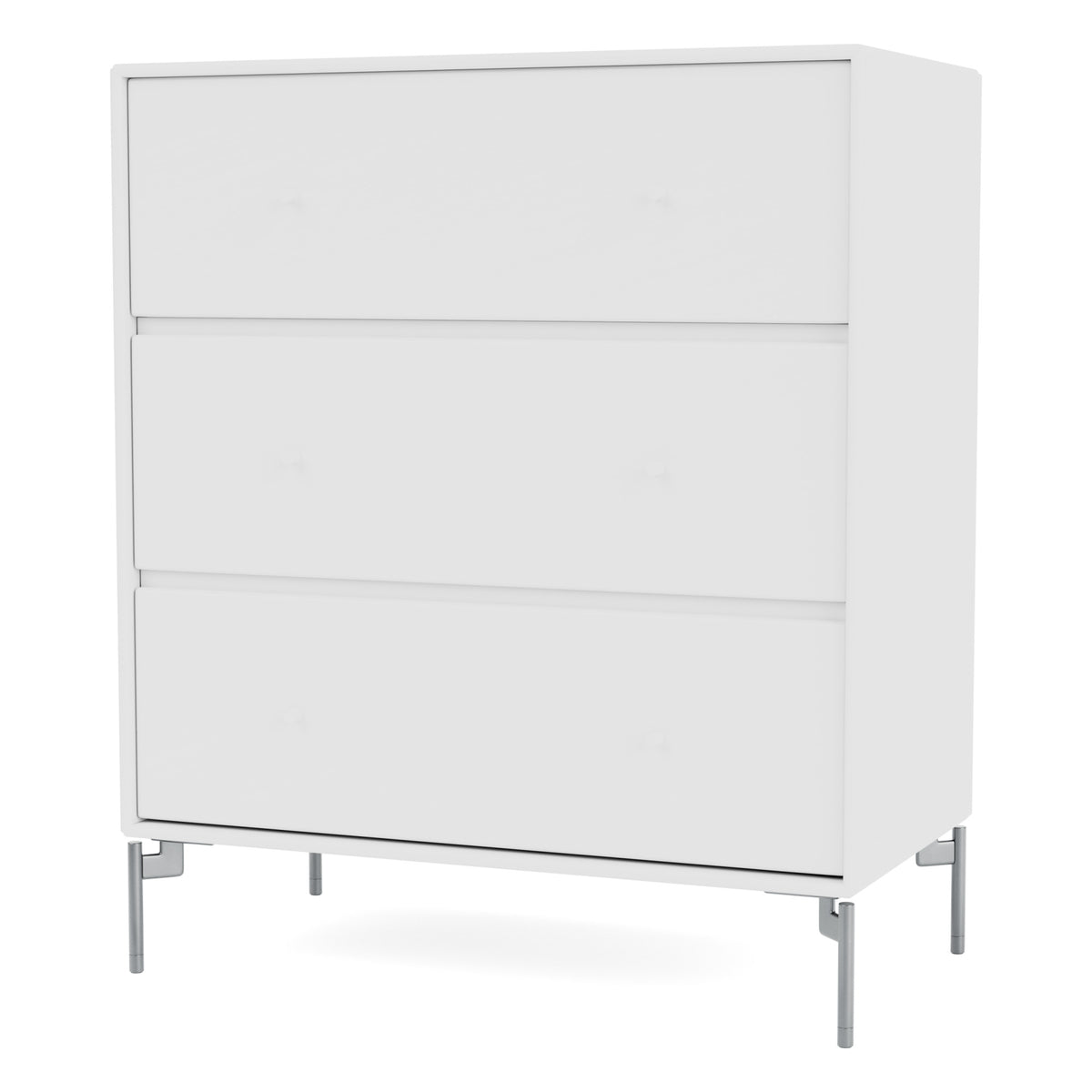 Montana CARRY kommode – New White, bein – matt krom