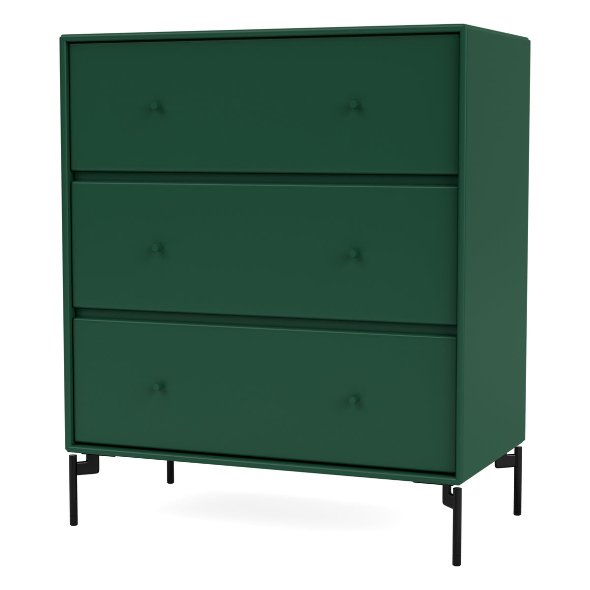 Montana CARRY kommode – Pine, bein – svart