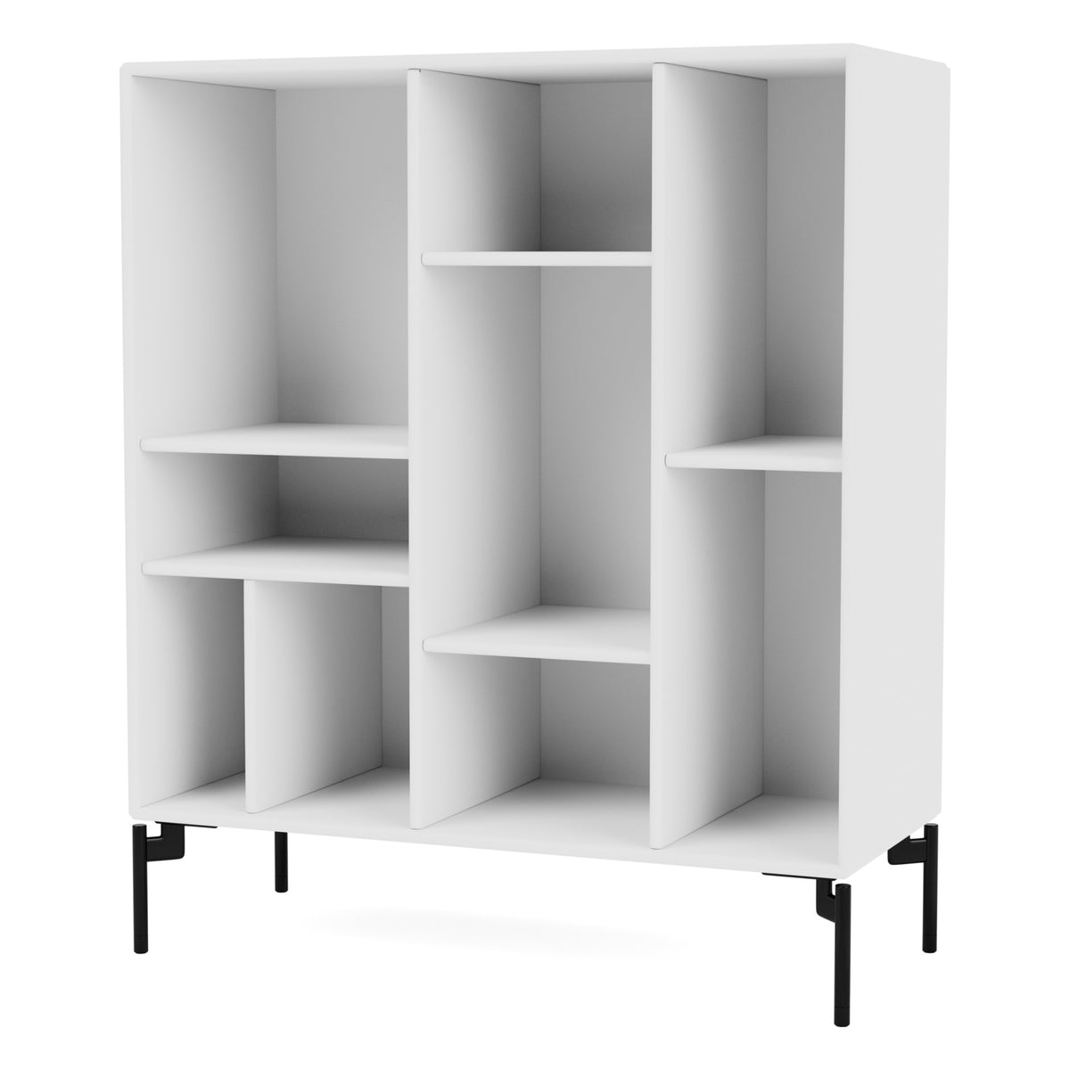 Montana COMPILE hylle – New White, bein – svart