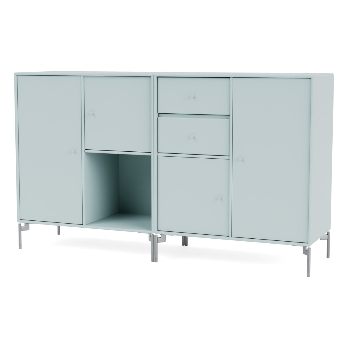 Montana COUPLE skjenk – Flint, bein – matt krom