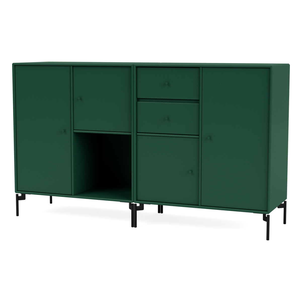 Montana COUPLE skjenk – Pine, bein – svart