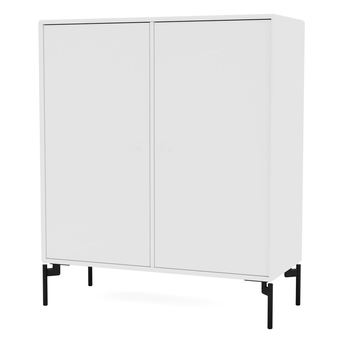 Montana COVER skap – New White, bein – svart