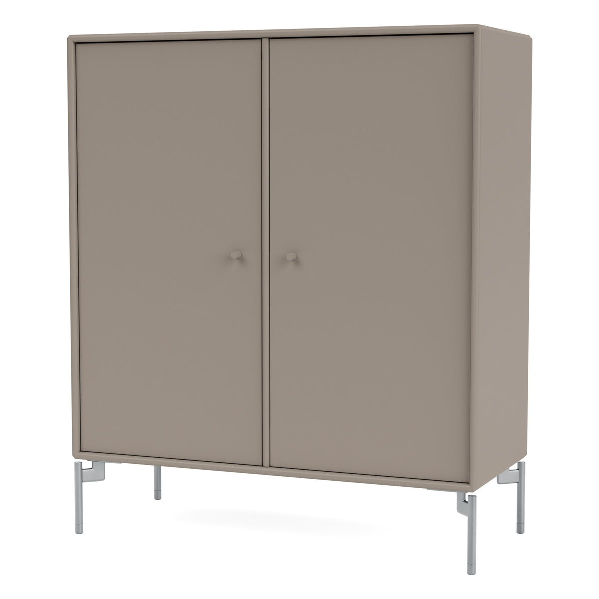 Montana COVER skap – Truffle, bein – matt krom