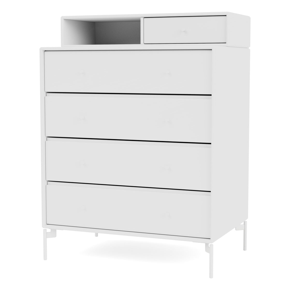 Montana KEEP kommode – New White, bein – snow