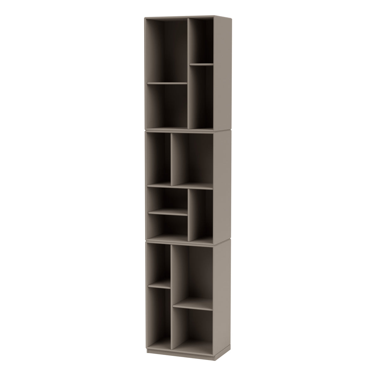 Montana LOOM bokhylle – Truffle, sokkel 3 cm