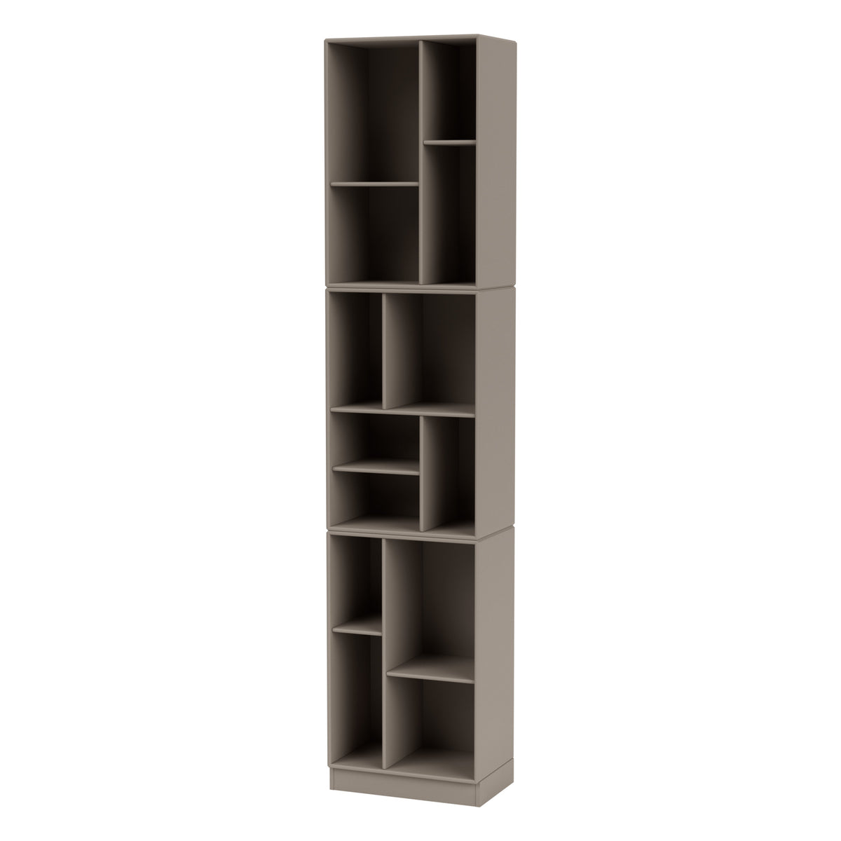 Montana LOOM bokhylle – Truffle, sokkel 7 cm