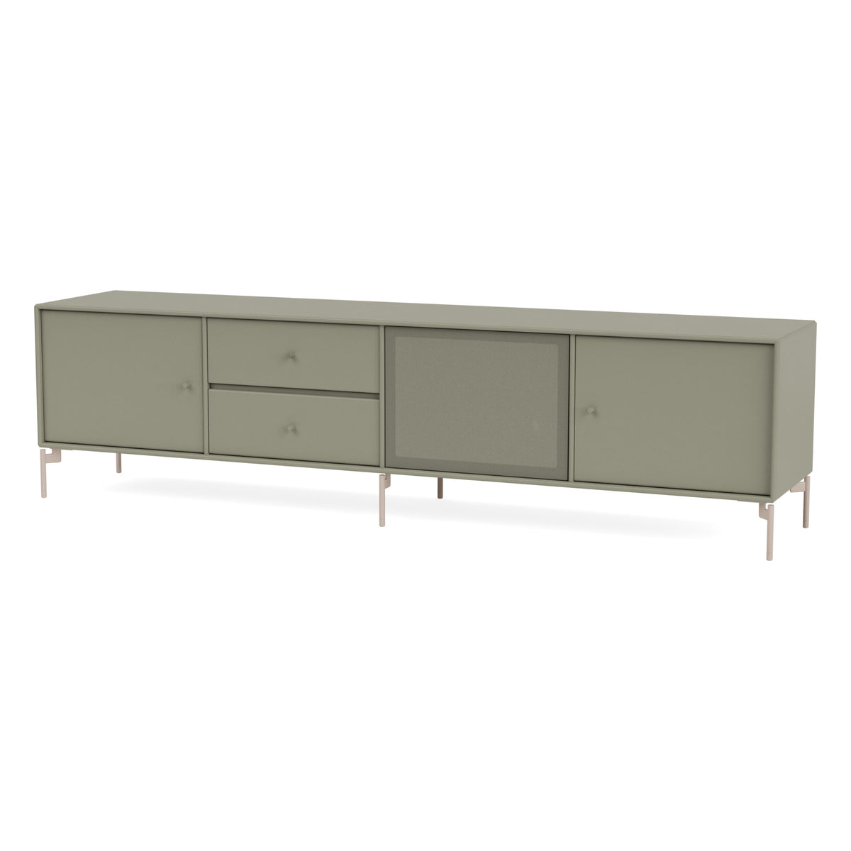 Montana OCTAVE VIII tv-benk – Fennel, bein – mushroom
