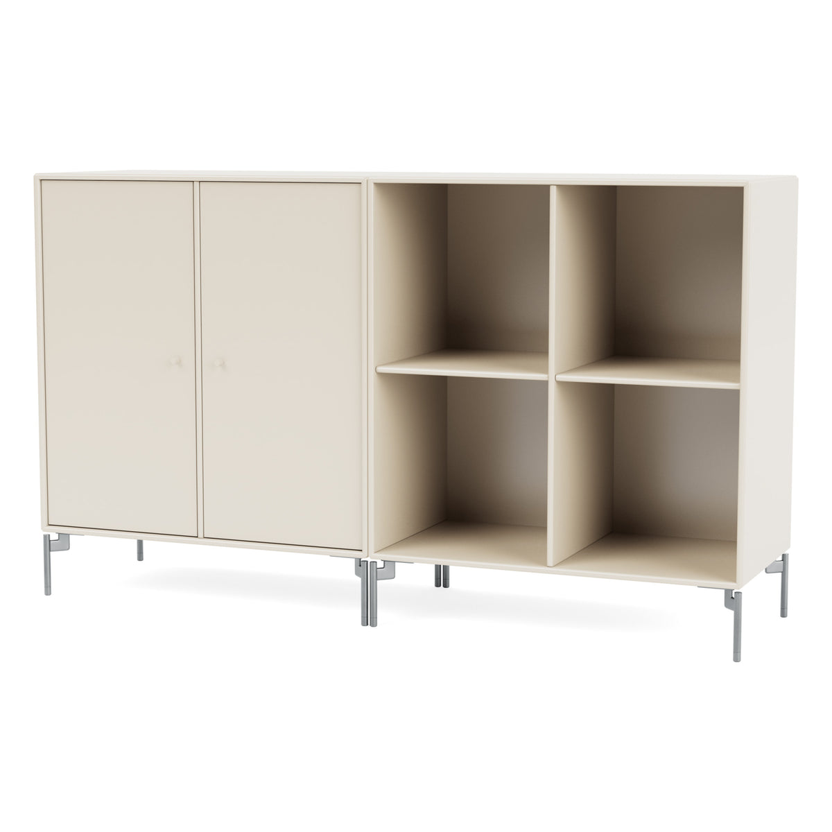 Montana PAIR skjenk – Oat, bein – matt krom