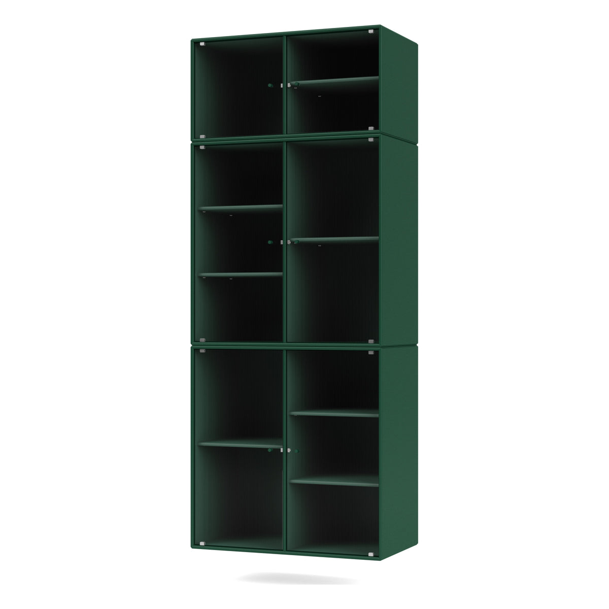 Montana RIPPLE IV vitrineskap – Pine, opphengslist