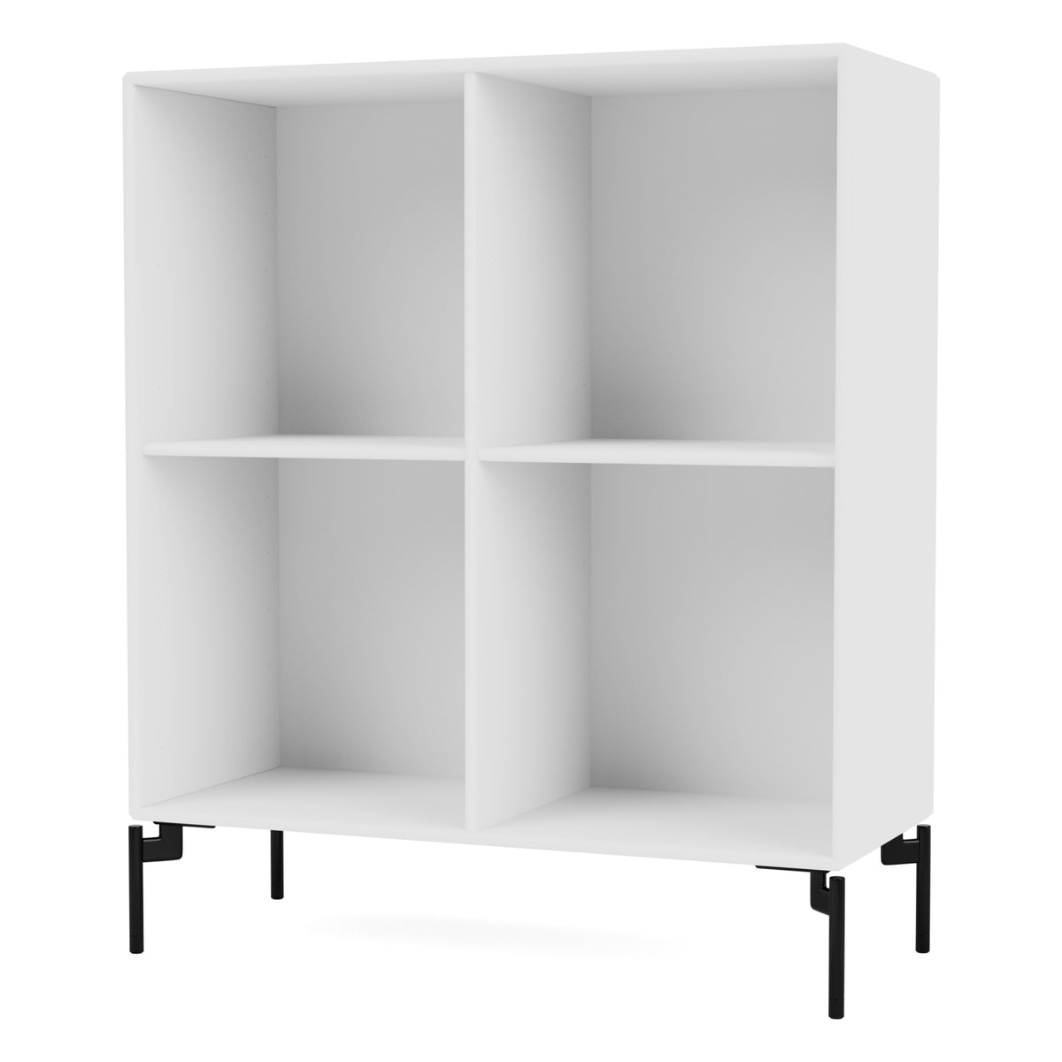 Montana SHOW hylle – New White, bein – svart