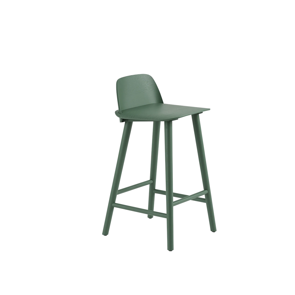 Muuto Nerd Counter Stool barkrakk i tre. Velg farge
