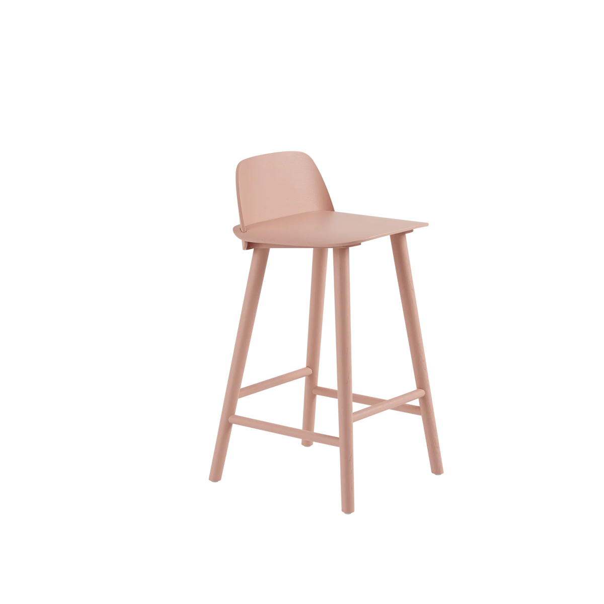 Muuto Nerd Counter Stool barkrakk i tre. Velg farge