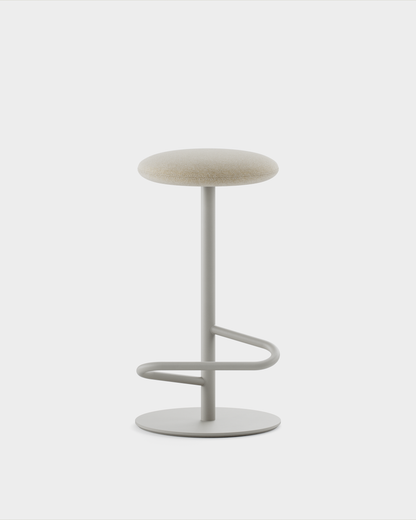Massproductions Odette barkrakk – Sittehøyde 70 cm / Steingrå / Stoffkategori A