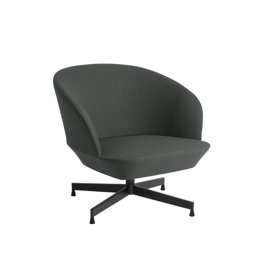 Muuto Oslo lenestol med svingbar fot. Velg tekstil