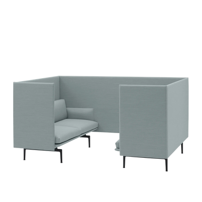 Muuto Outline Highback Cabin 100 2-seter