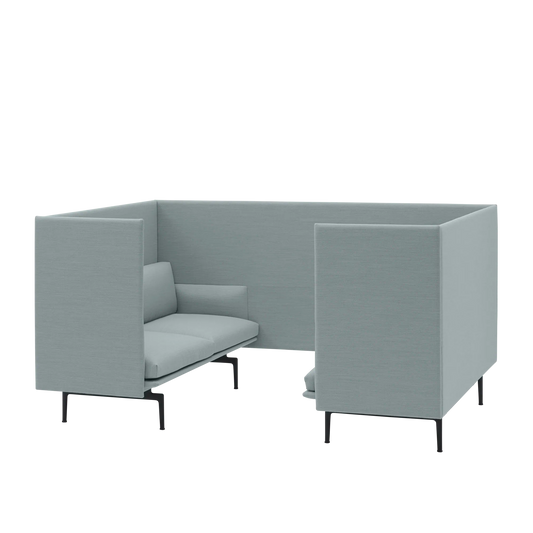 Muuto Outline Highback Cabin 100 2-seter