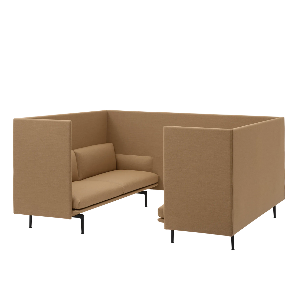 Muuto Outline Highback Cabin 100 3-seter