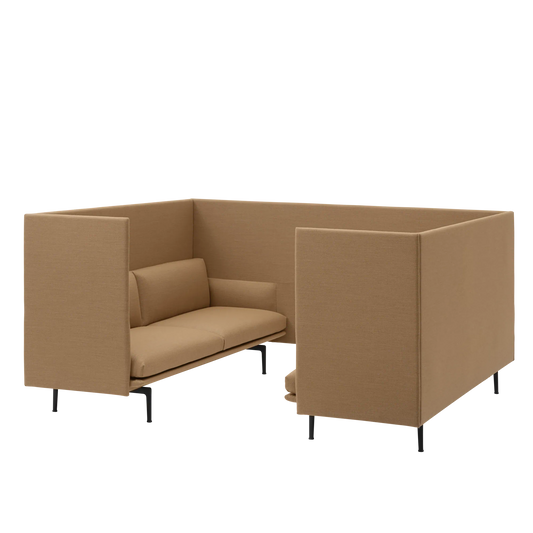 Muuto Outline Highback Cabin 100 3-seter