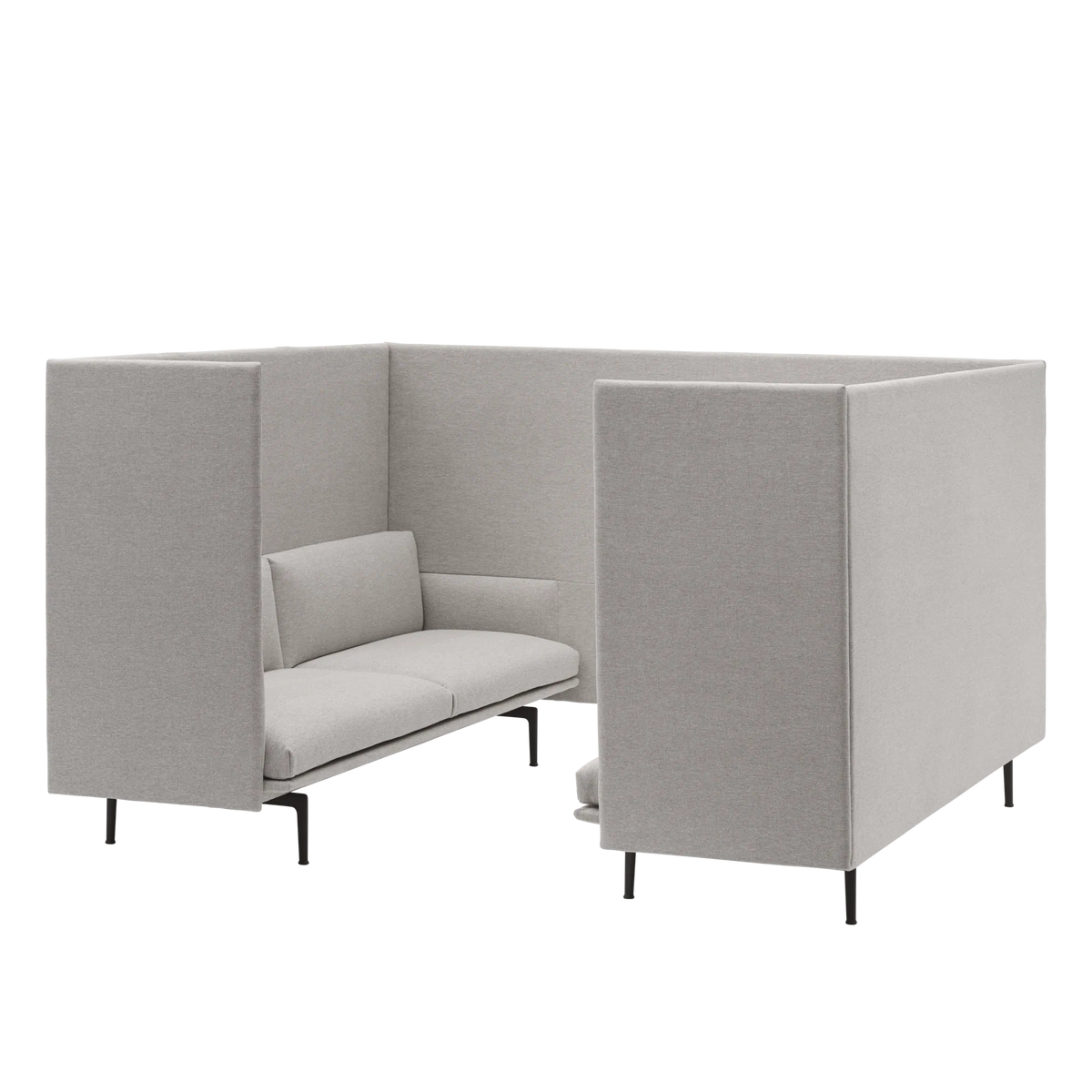 Muuto Outline Highback Cabin 120 3-seter