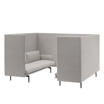 Muuto Outline Highback Cabin 120 3-seter