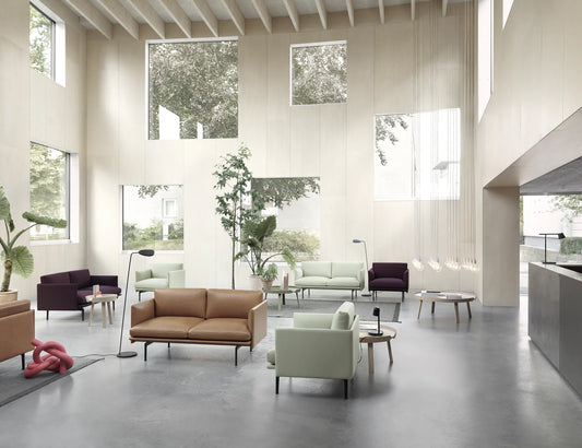 Muuto Outline Studio lenestol. Velg tekstil