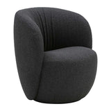 Wendelbo "Ovata" stol i mørkegrått boucle stoff. Utstillingsmodell. Må henters/bringes i Trondheim.